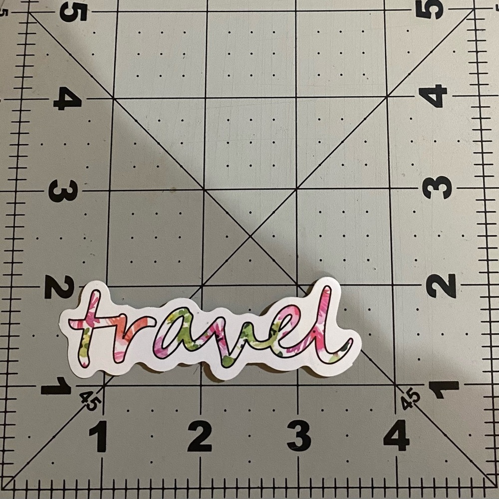 π20/$5π Travel Sticker - Picture 2 of 3